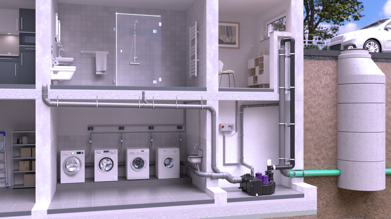 <em>Aqualift L</em> im Mehrfamilienhaus <em>Aqualift L</em> im Mehrfamilienhaus