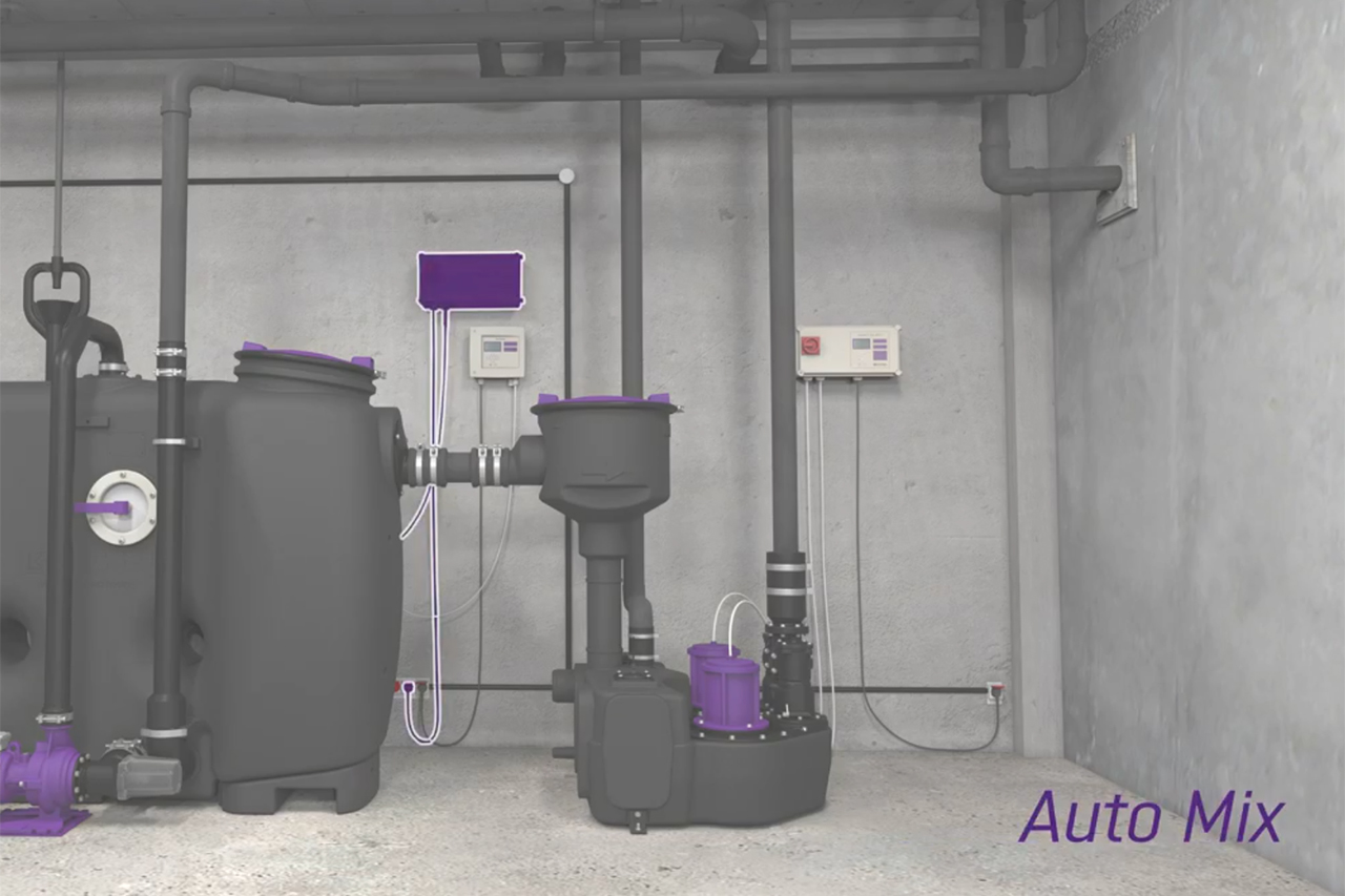 Entleerung der Version EasyClean free Auto Mix Entleerung der Version EasyClean free Auto Mix