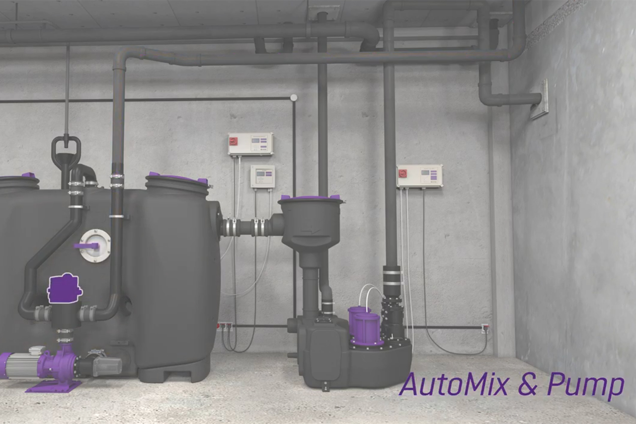 Entleerung der Version EasyClean free Auto Mix & Pump Entleerung der Version EasyClean free Auto Mix & Pump