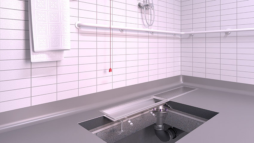 Edelstahlrinnen für dünnschichtige Beläge