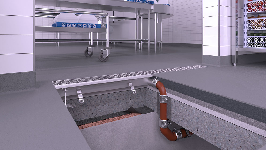 Tür- und Sanierungsrinnen