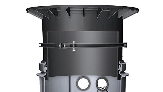 Pumpstation Aquapump Medium, Variables Aufsatzstück Pumpstation Aquapump Medium, Variables Aufsatzstück