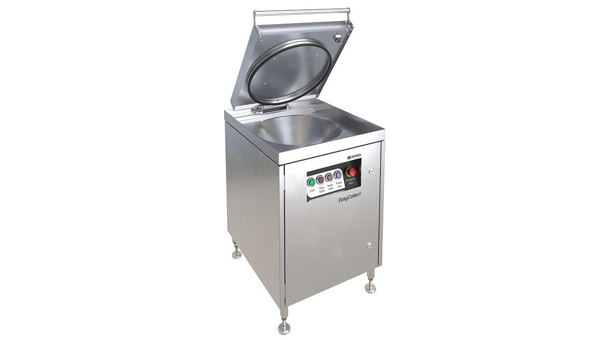 Eingabestation EasyCollect für ein Speisereste-Sammelsystem
