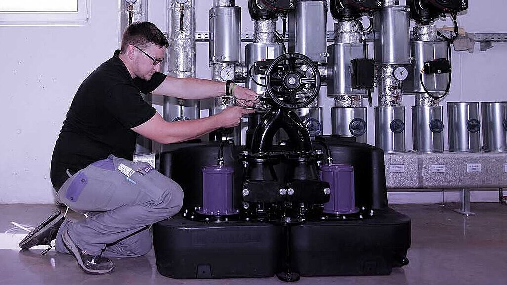 Montage Hebeanlage Montage Hebeanlage