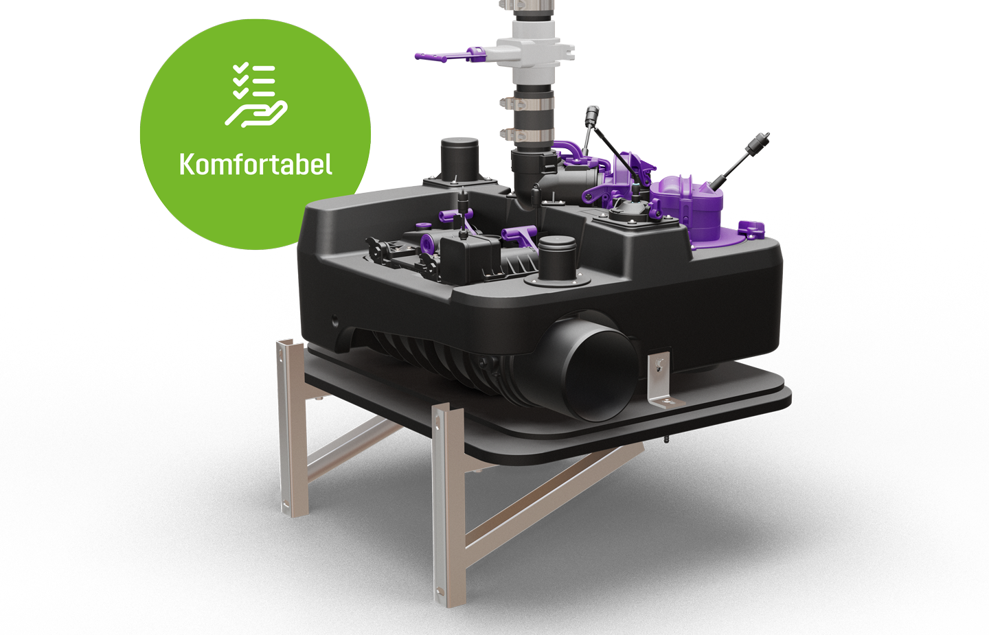Die Ecolift L ist unkompliziert in der Handhabung Die Ecolift L ist unkompliziert in der Handhabung