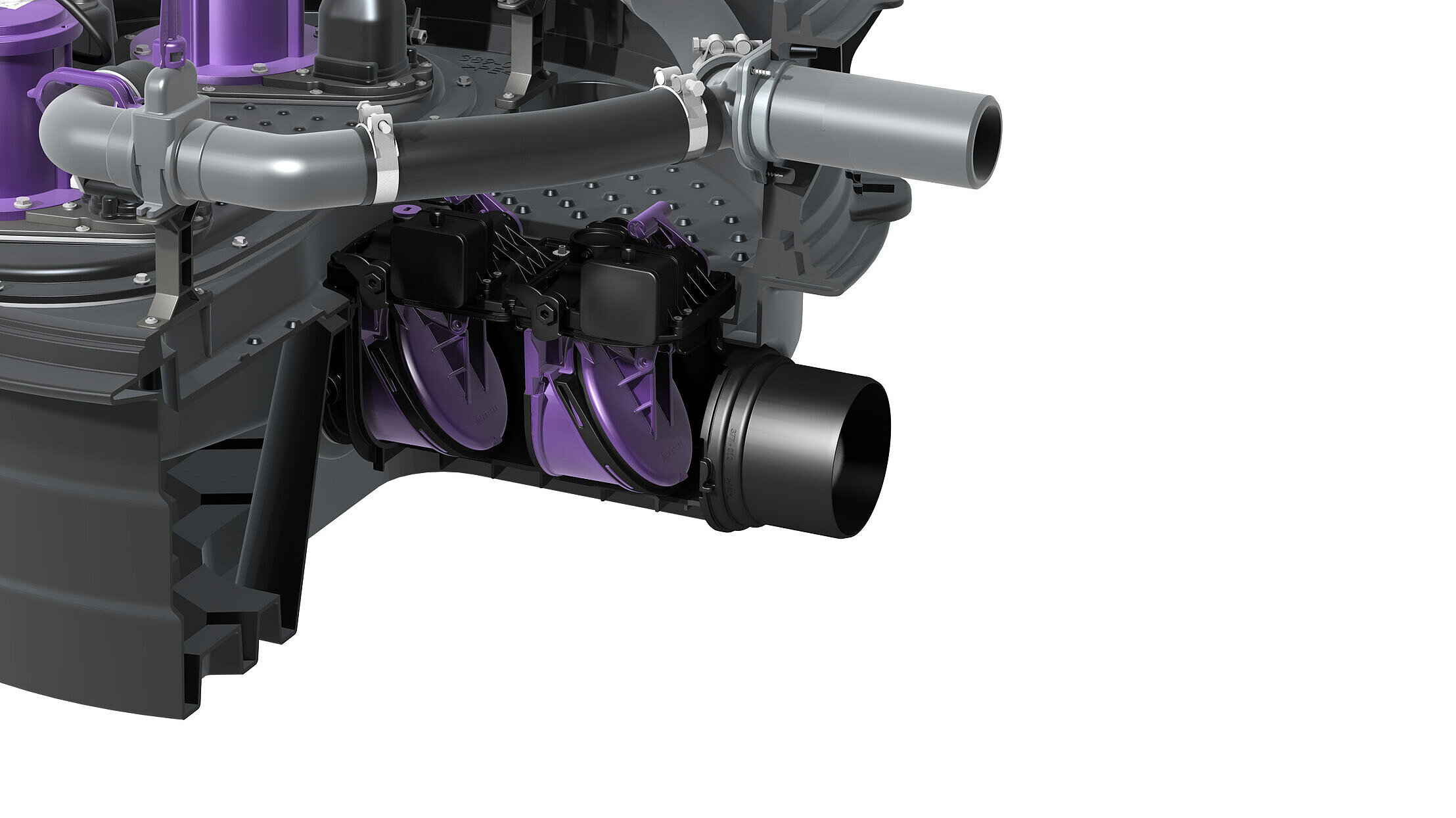 Hybridhebeanlage mit doppeltem Sicherheitssystem Hybridhebeanlage mit doppeltem Sicherheitssystem